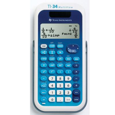 TI 34 Multi View Calc. Blue TI 34 Multi View Calc. Blue